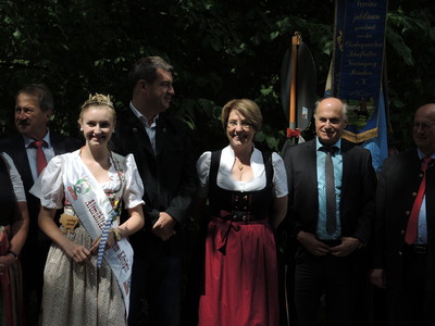 Lammerlebnistage beim Waldgasthof Gel�nder mit Heimat- und Finanzminister Markus S�der