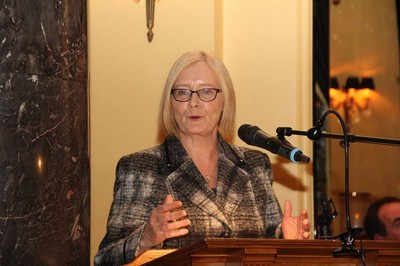 Die schottische Parlamentspr�sidentin Tricia Marwick beim Abendempfang mit der CSU-Landtagsfraktion. 