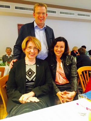 Tanja Schorer-Dremel, Dorothee B�r und Reinhard Brandl.