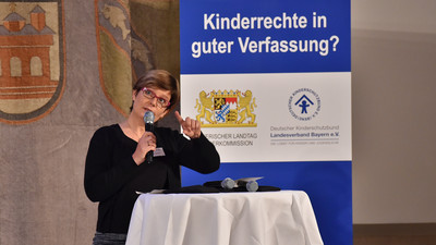 Aus der Sicht von Susanne Kaiser, der Vorsitzenden des Deutschen Kinderschutzbundes, Landesverband Bayern e.V., geh�ren Kinderrechte in die Verfassung. | � Bildarchiv Bayerischer Landtag