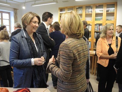 Mit Karin Seehofer im Gespr�ch