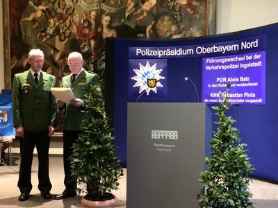 Bei der Verabschiedung von POR Batz in den Ruhestand