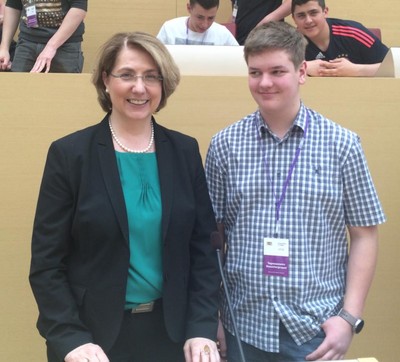 Ganz besonders habe ich mich gefreut, meinen ehemaligen Sch�ler getroffen zu haben!
