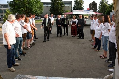 Empfang durch die DJK