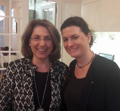 Tanja Schorer-Dremel, MdL, zusammen mit Astrid Donata Meier
