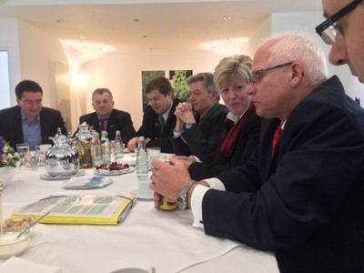 Im Gespr�ch mit Staatssekret�r im Bundeslandwirtschaftsministerium Herrn Bleser
