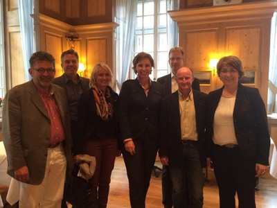 Der Lionsclub Eichst�tt besucht den Bayerischen Landtag und trifft dort auch Christine Haderthauer