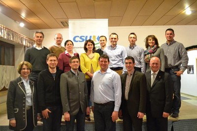 Herzlichen Gl�ckwunsch an den neuen Vorstand des CSU Ortsverband Gaimersheim