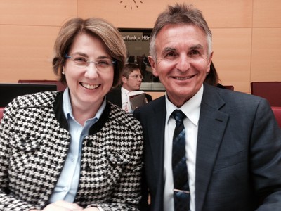 Tanja Schorer-Dremel und Walter Taubeneder