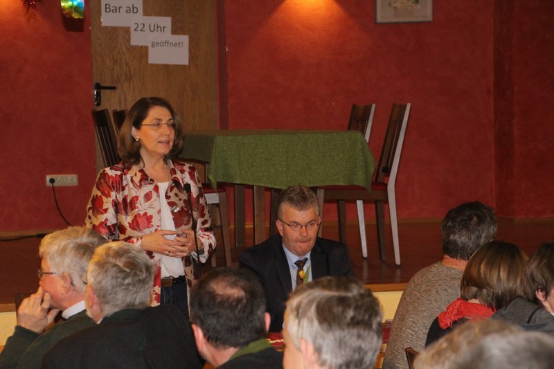 Tanja Schorer-Dremel und Hubert Bittlmayer beim 2. Fachgesprch Landwirtschaft und Forsten